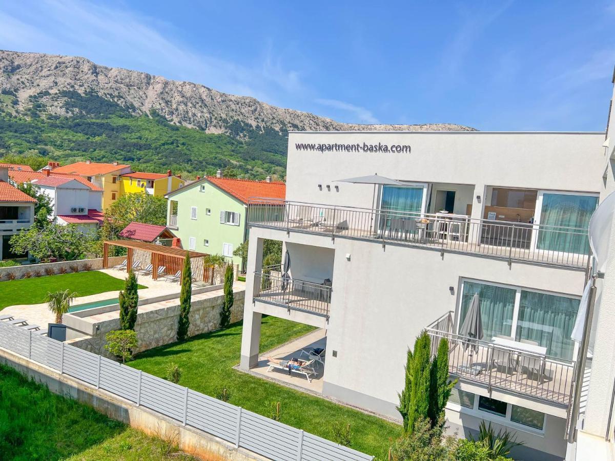 Apartment Baska, Exklusive Apartments Mit Poolarea In Baska, Krk - Kroatien 외부 사진