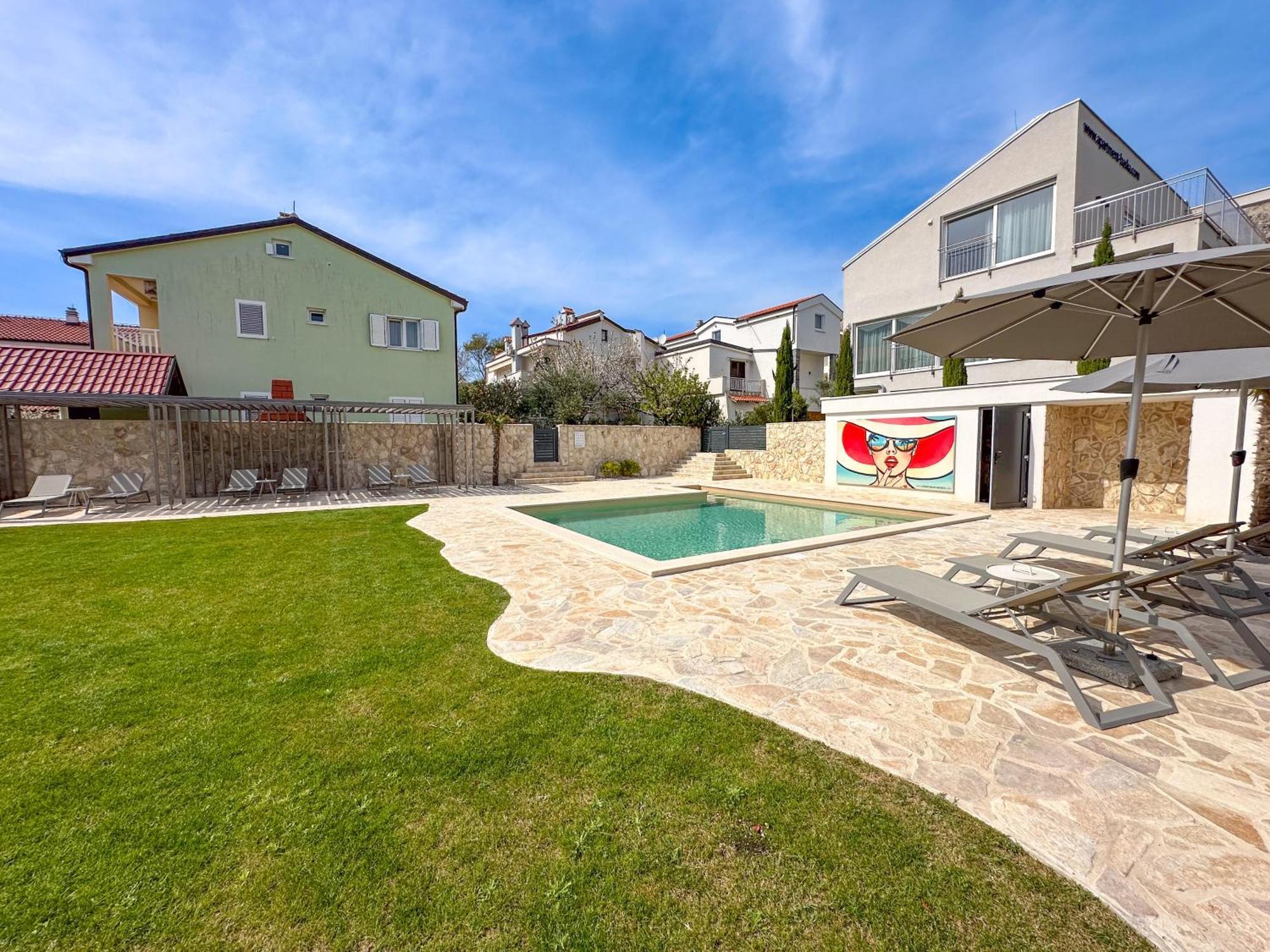 Apartment Baska, Exklusive Apartments Mit Poolarea In Baska, Krk - Kroatien 외부 사진
