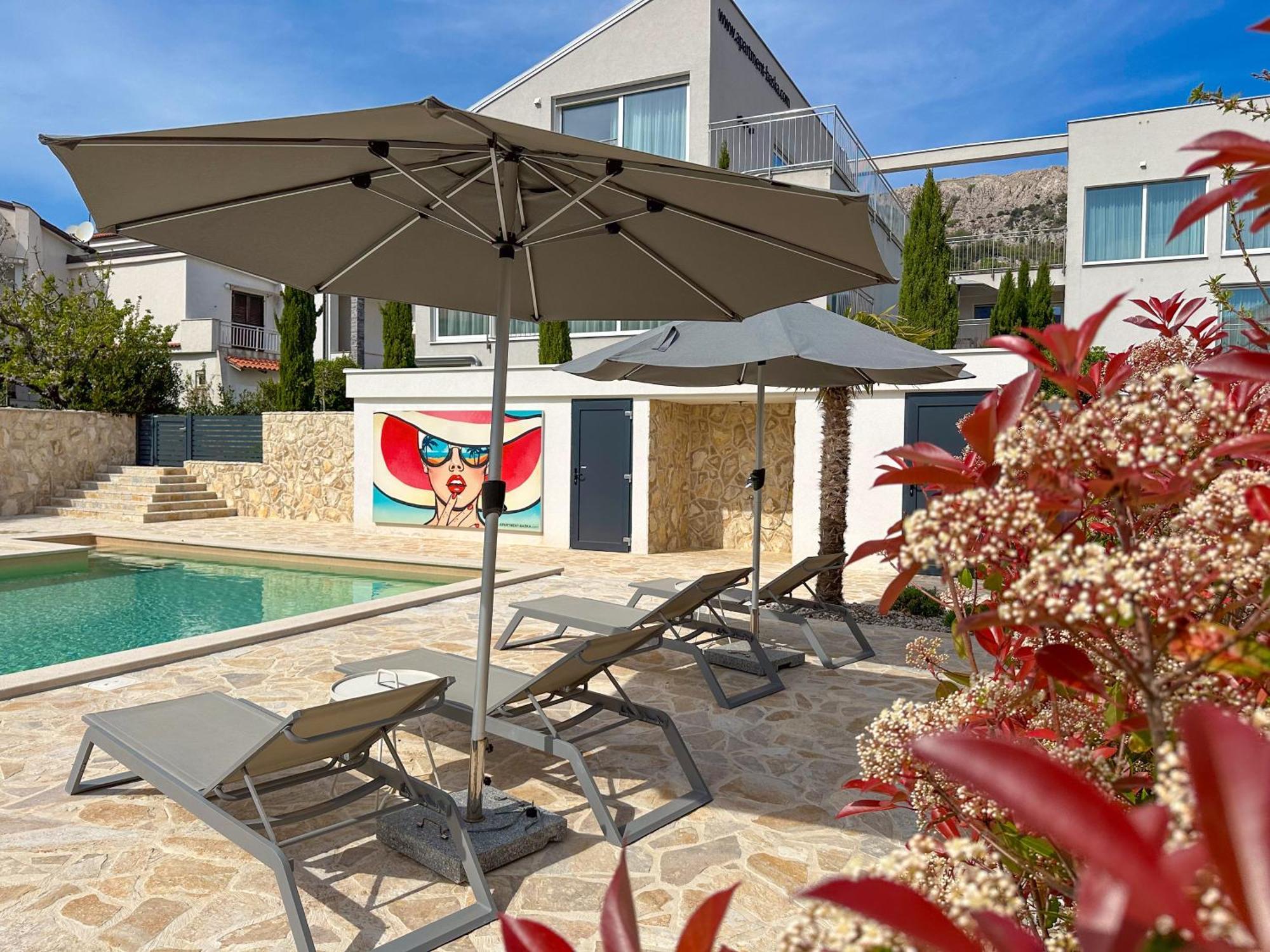 Apartment Baska, Exklusive Apartments Mit Poolarea In Baska, Krk - Kroatien 외부 사진