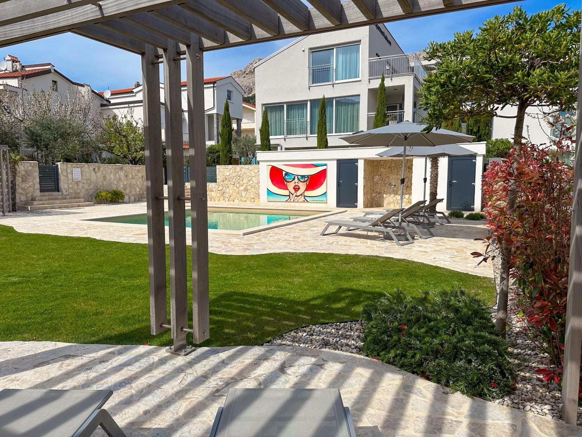 Apartment Baska, Exklusive Apartments Mit Poolarea In Baska, Krk - Kroatien 외부 사진