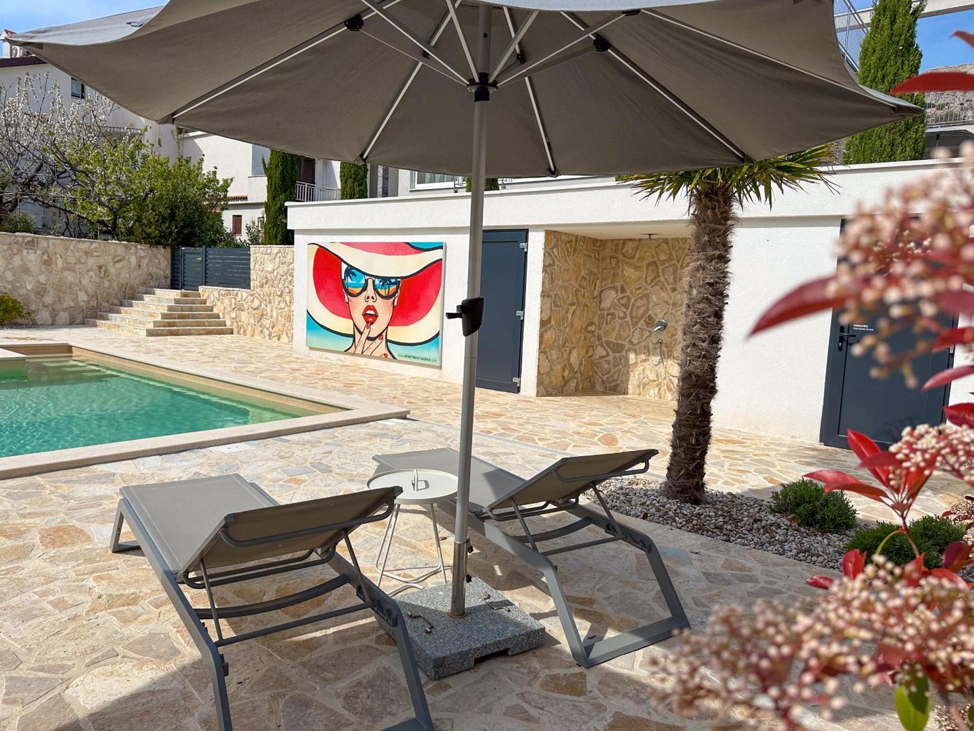 Apartment Baska, Exklusive Apartments Mit Poolarea In Baska, Krk - Kroatien 외부 사진