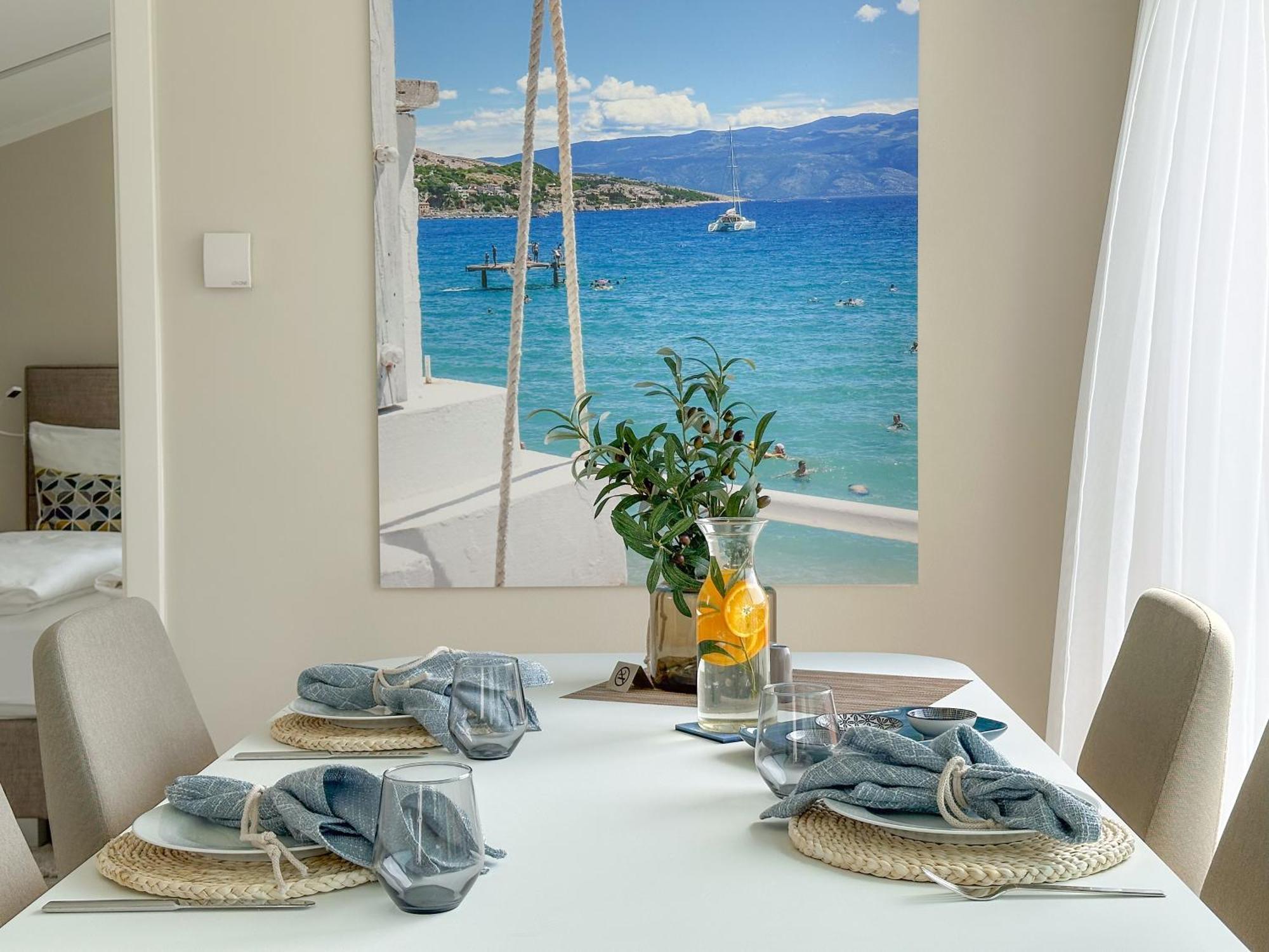 Apartment Baska, Exklusive Apartments Mit Poolarea In Baska, Krk - Kroatien 외부 사진
